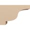 Ekena Millwork 5"W x 15"D x 10"H Classic Newport Rough Cedar Woodgrain TimberThane Corbel, Primed Tan CORUR05X15X10NEWRCPR - alternate 5